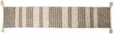 REDEARTH Table Runner-Hand Woven Exquisite Artisan Made Boho Decorative Placemats for Dining Table, Coffee Table, Console, Dresser; 100% Cotton (14x72; Taupe)