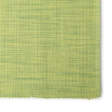 REDEARTH Christmas Table Runner-Ribbed tie n dye effect Thanksgiving Fall Harvest Decor Woven Table Linen for Rectangle, Round Dining Table, Coffee Table, Console, Dresser; 100% Cotton (14x72"; Kiwi)